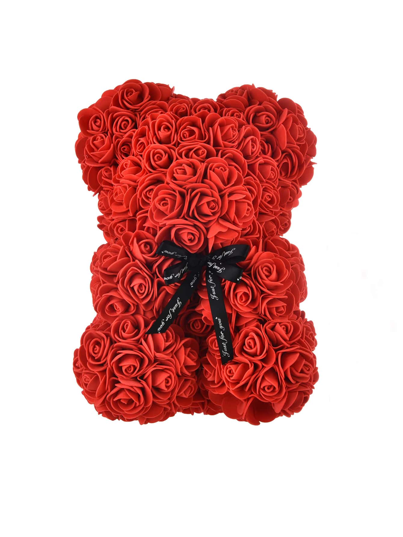 1Pc Artificial Rose Teddy Bear Women'S Gift, Romantic Birthday, Mother'S Day Gift without Gift Box