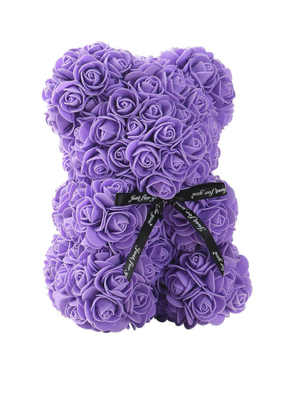 1Pc Artificial Rose Teddy Bear Women'S Gift, Romantic Birthday, Mother'S Day Gift without Gift Box