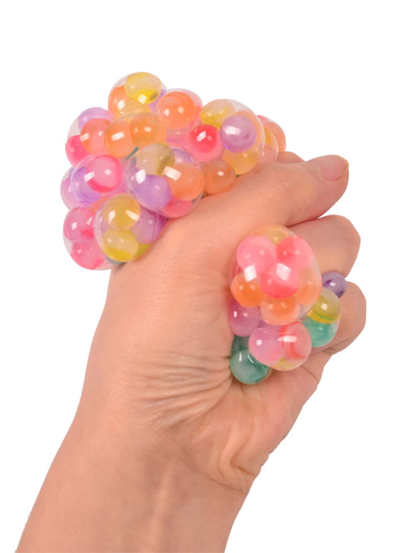 Creative Prank Colorful Glass Grape Ball Vent Toys for Stress Relief