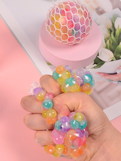 Creative Prank Colorful Glass Grape Ball Vent Toys for Stress Relief