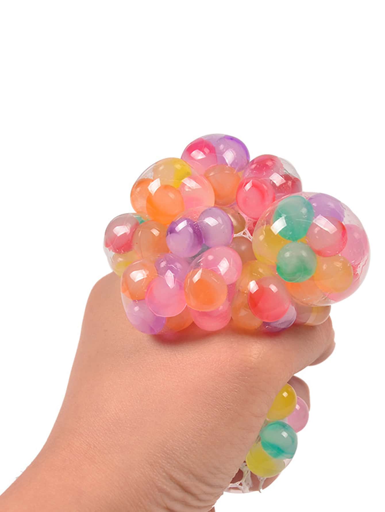 Creative Prank Colorful Glass Grape Ball Vent Toys for Stress Relief