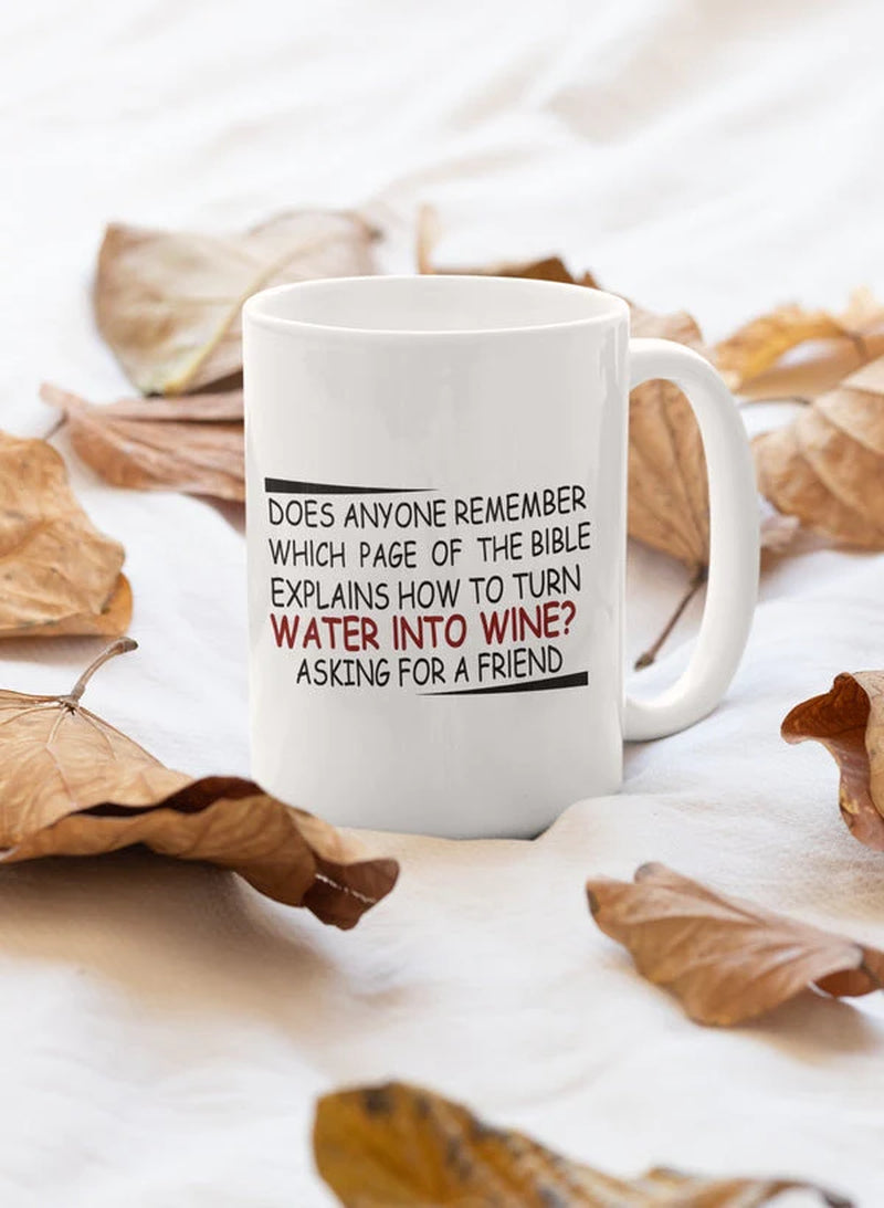 Water into Wine Mug