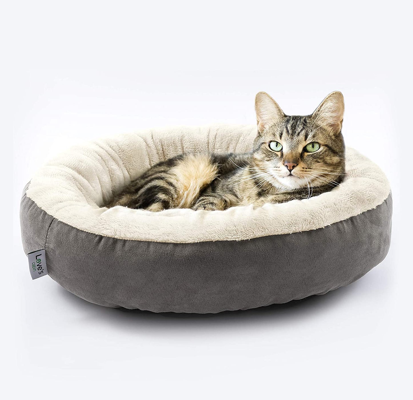 Cozy Oasis for Your Furry Friend: Luxurious Round Donut Cat and Dog Cushion Bed | Anti-Slip, Water-Resistant, and Super Soft | Perfect for Cats or Small Dogs